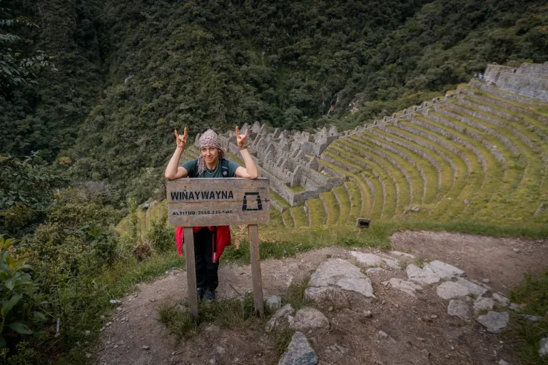 Wiñay Wayna ruins on the Short Inca Trail to Machu Picchu