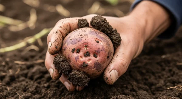 Inca potato tuber