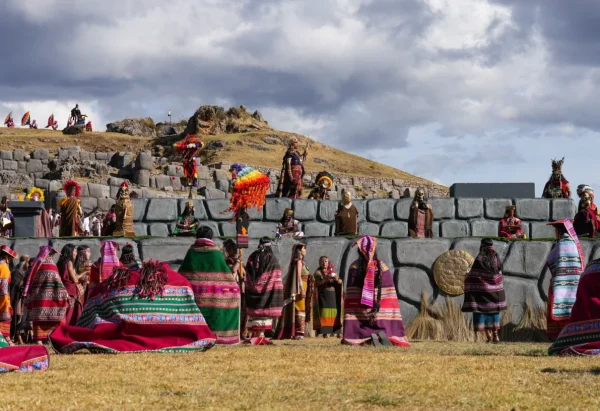 Stage-at-Saksayhuaman-for-the-Inti-Raymi-Festival-in-Cusco