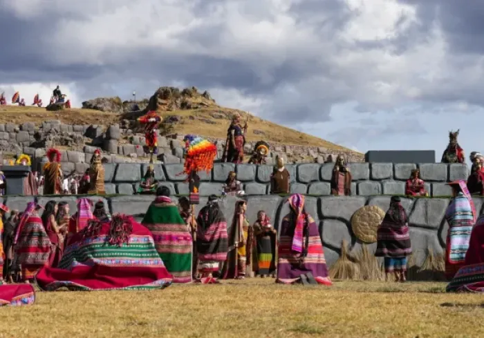Stage-at-Saksayhuaman-for-the-Inti-Raymi-Festival-in-Cusco