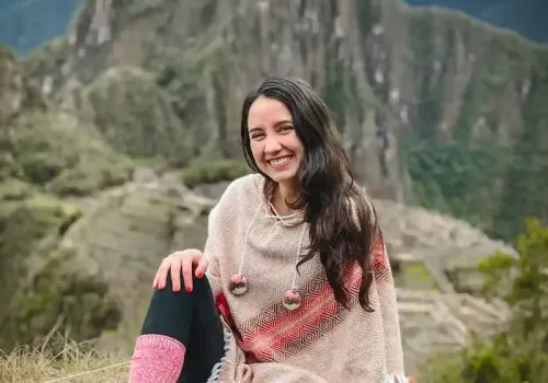 tourist in Machu Picchu