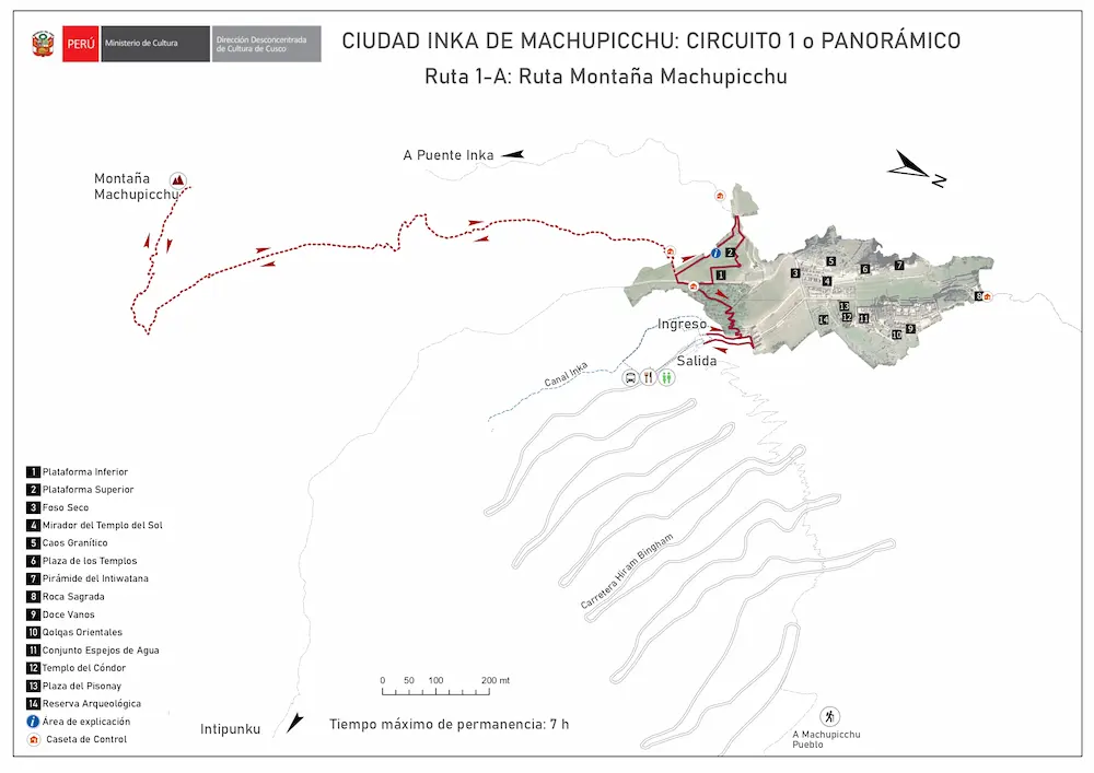 Route 1-A Machu Picchu Mountain