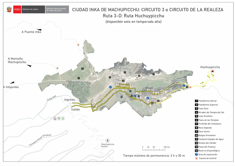 Route 3-D Huchuy Picchu (high season only)