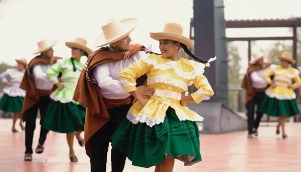 traditional dance of Cajamarca, Peru