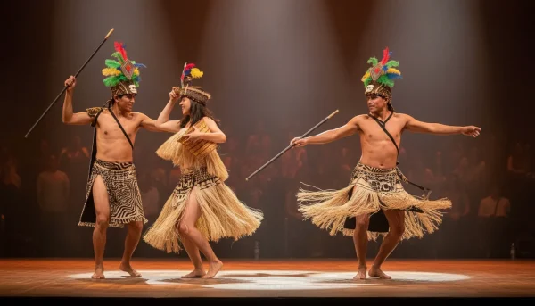traditional dance of the anaconda jungle