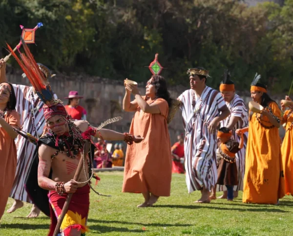 Peruvian jungle culture at Inti Raymi