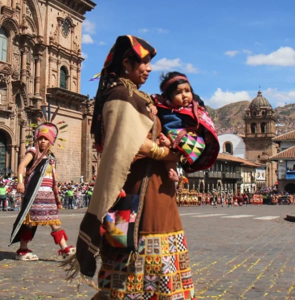 Woman at the Inti Raymi 2026 in Cusco