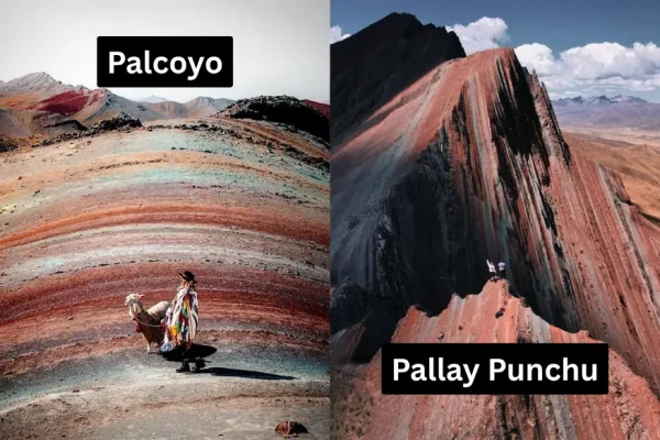 palcoyo vs pallay punchu mountain