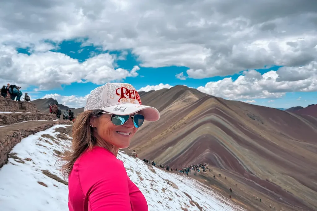 Vinicunca Rainbow Mountain Tour from Cusco Peru with scenic views