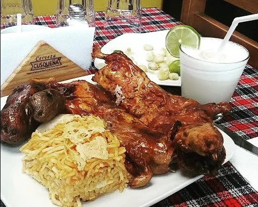 Peruvian baked guinea pig