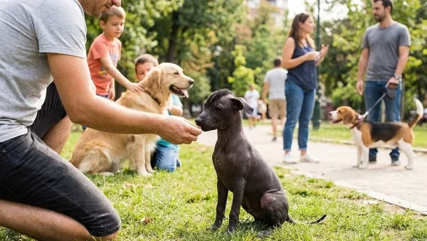Socialization and Training a Peruvian Hairless Dog Puppy