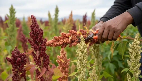 Peruvian quinoa plant
