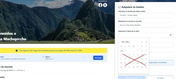 machupicchu tickets sold out