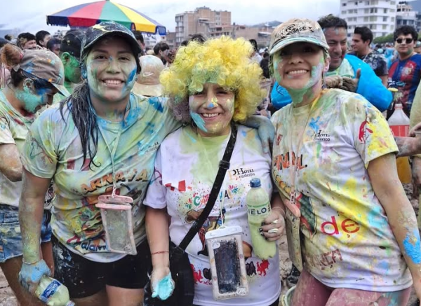 playing carnivals in Cajamarca