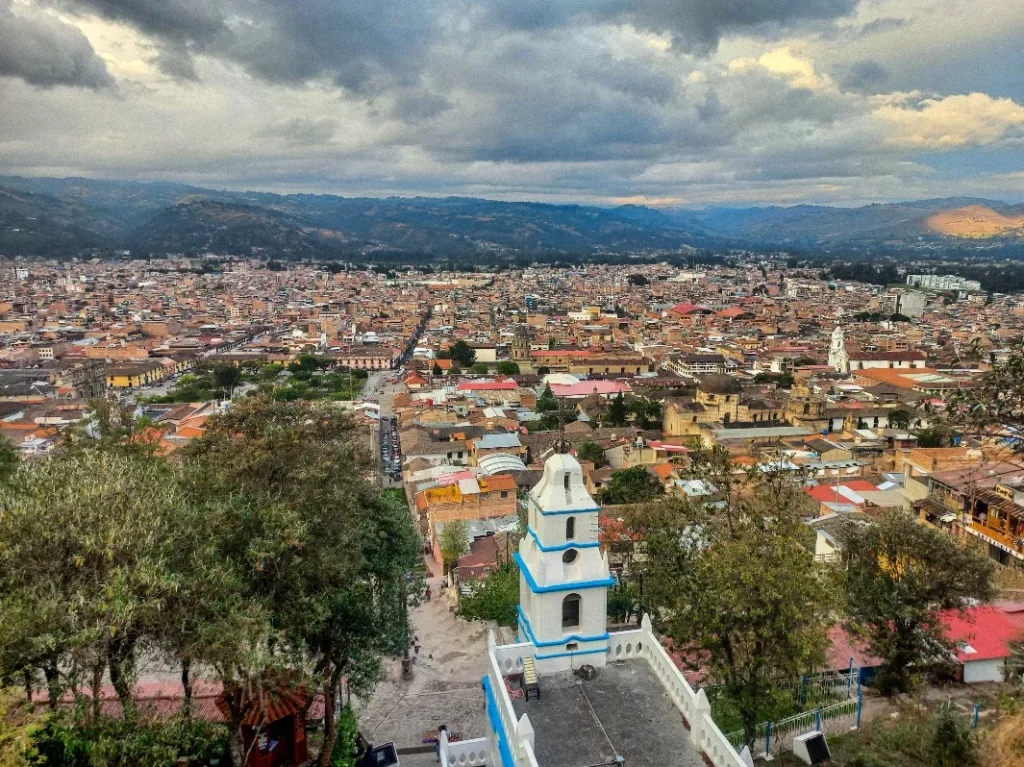 the city of Cajamarca in Cusco