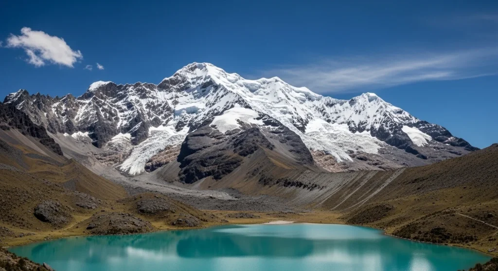 Mount Ausangate in Peru