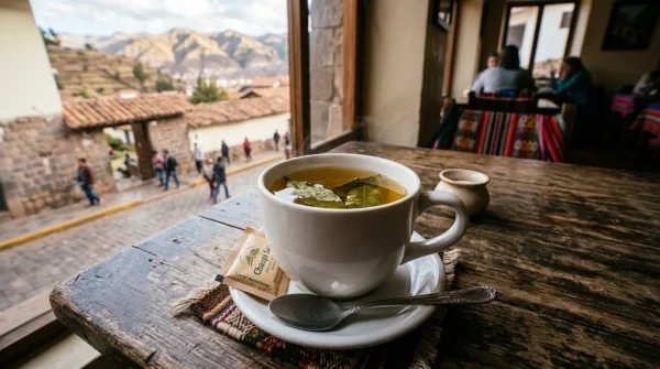 Coca Leaf Tea in Peru