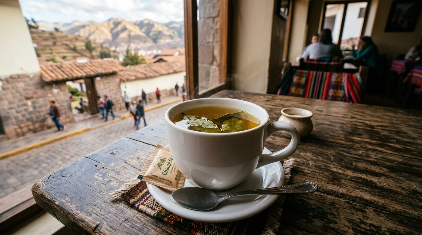 Coca Leaf Tea in Peru