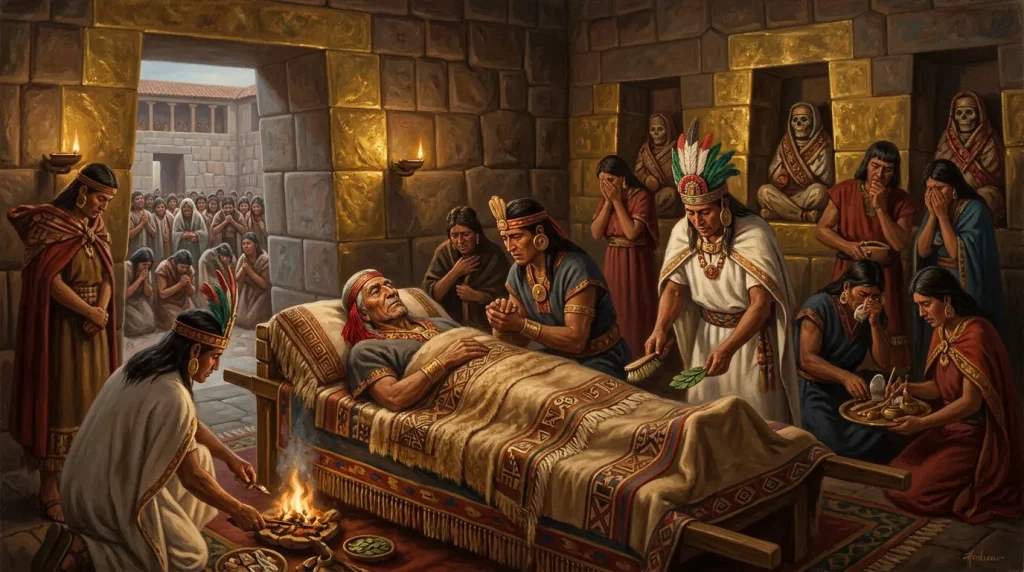 Death of Inca Pachacuteq