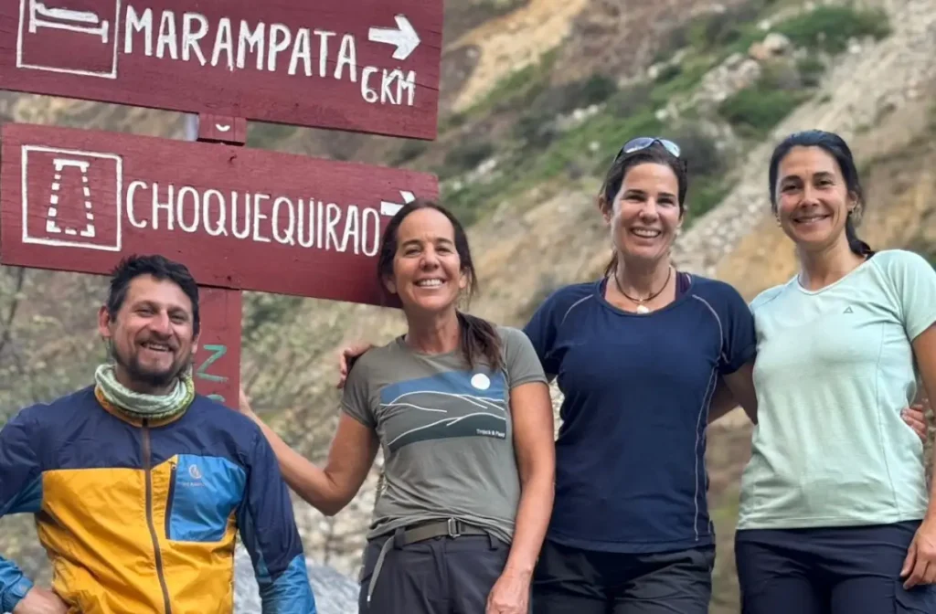 sign on the way to choquequirao